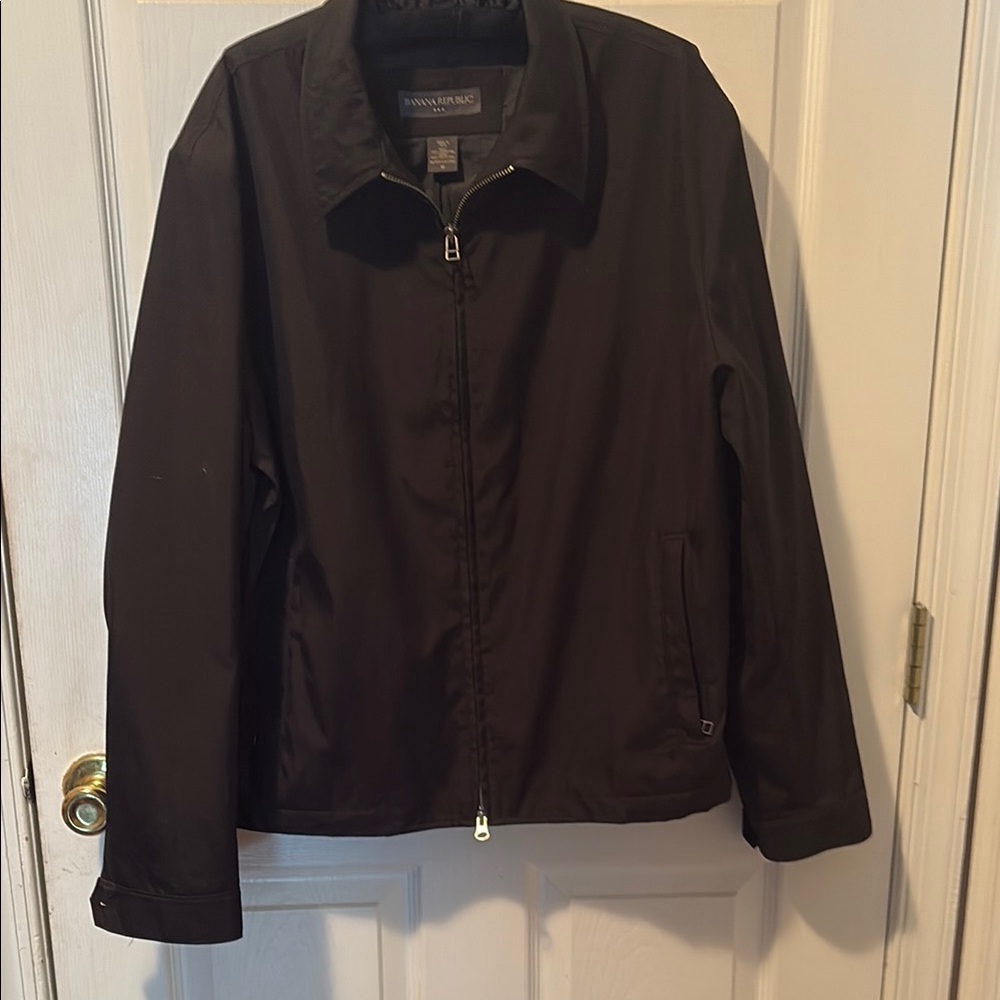 Banana Republic Black Zip-Up Jacket